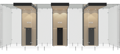 3SP200, Maple wooden panel, Black steel frame